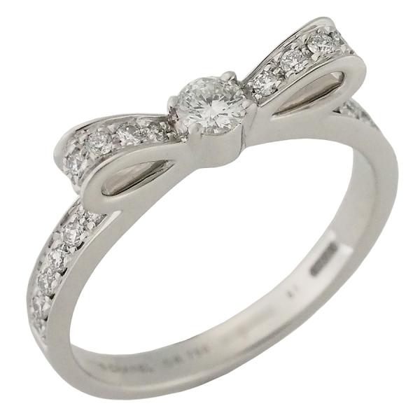 CHANEL ダイヤモンド リュバン ドゥ シャネル リング K18WG ＃51