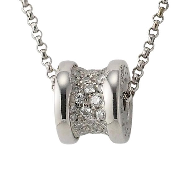 ブルガリ ダイヤモンド BZERO1 ビーゼロワン ネックレス 351117 K18WG