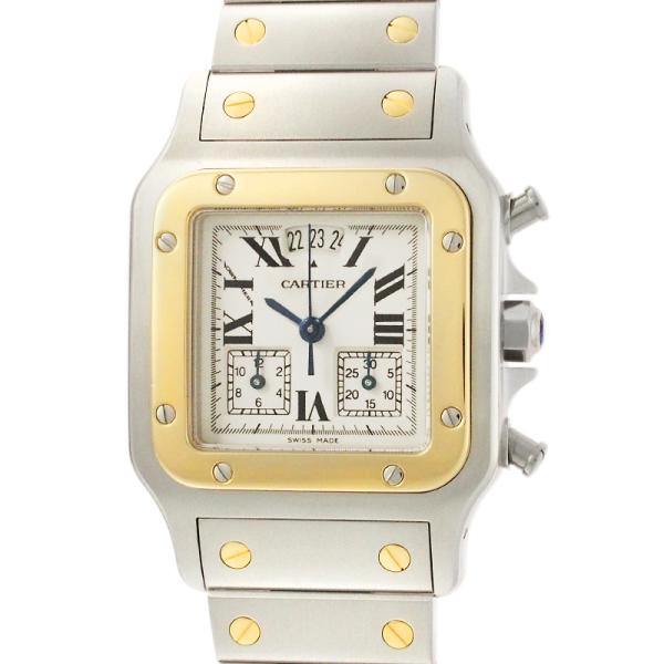 カルティエ サントス ガルベ クロノ リフレックス LM W20042C4 クオーツ