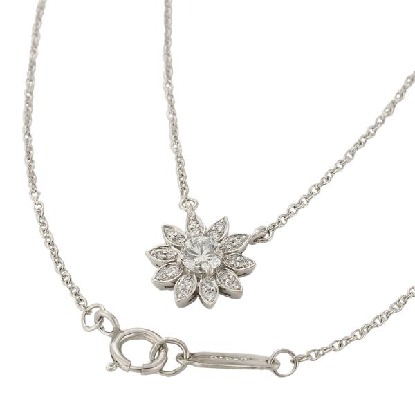 ティファニー ダイヤモンド エンチャントフラワー ネックレス Pt950