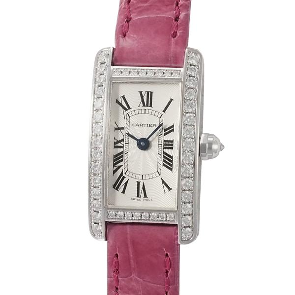 カルティエ タンク アメリカン ミニ 純正ダイヤベゼル WB710015 保証書付