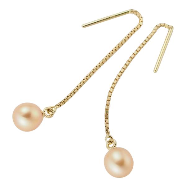 タサキ パール アメリカン ピアス K18YG