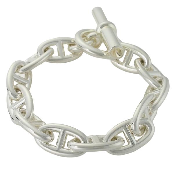 エルメス シェーヌダンクルGM12 ブレスレット SV925 箱付