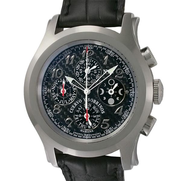 クエルボ イ ソブリノス ロブスト トリプルカレンダー ムーンフェイズ クロノグラフ 125周年 2...