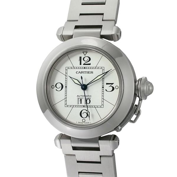カルティエ パシャC ビッグデイト W31055M7 保証書付