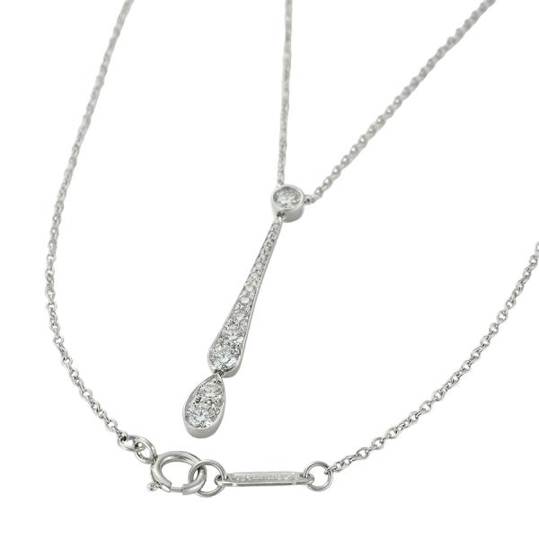 ティファニー ダイヤモンド ジャズドロップ ネックレス Pt950