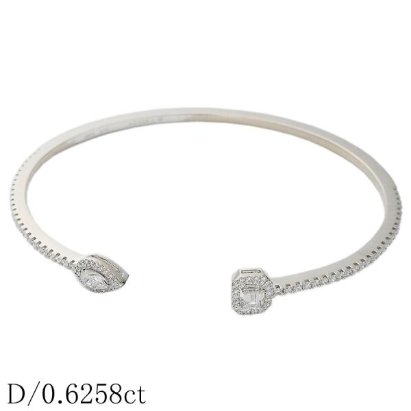 メシカ ダイヤモンド/0.6258ct マイツイン バングル K18WG