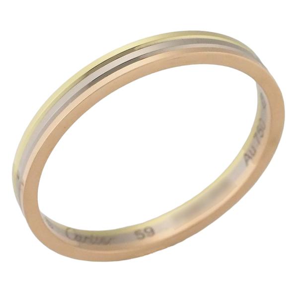 カルティエ ルイカルティエヴァンドーム リング K18YG K18WG/K18PG ＃59 国内正規...