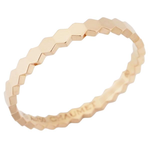 ショーメ ビーマイラブ ハニカム リング K18PG #60