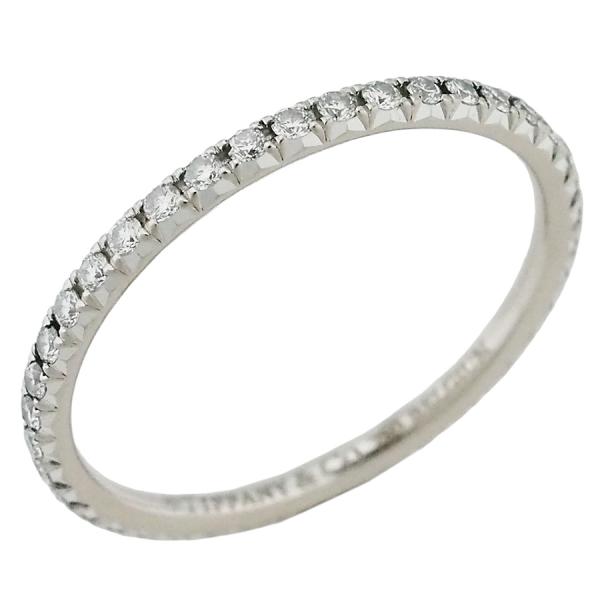 ティファニー フルサークル ダイヤモンド メトロ リング K18WG 9号