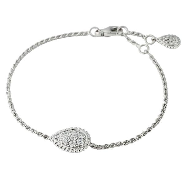 ブシュロン ダイヤモンド セルパンボエム ブレスレット K18WG 箱付