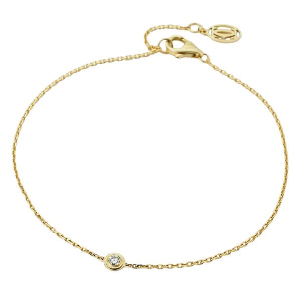 カルティエ ダイヤモンド ダムール XS ブレスレット CRB6045617 K18YG 国内正規 ...