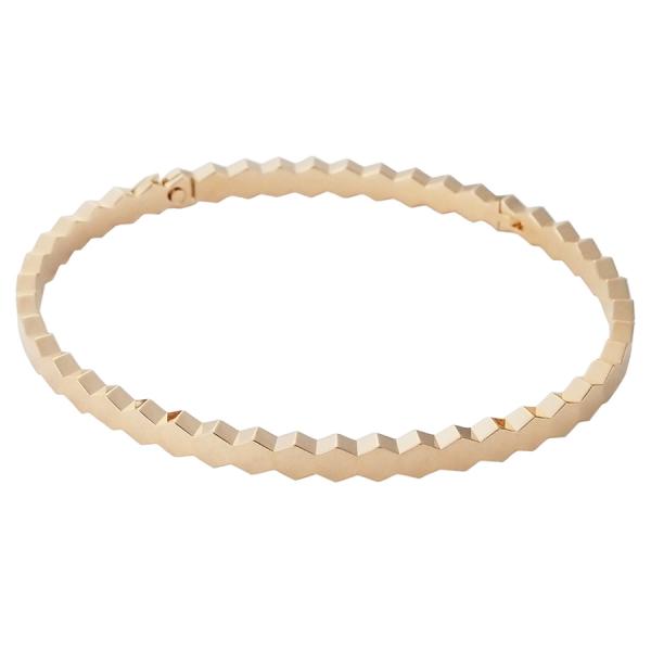 ショーメ ビーマイラブ ハニカム バングル K18PG