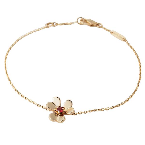 ヴァンクリーフ＆アーペル ルビー フルヴォル ミニモデル ブレスレット VCARP7S900 K18...