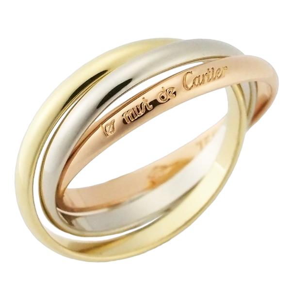 カルティエ トリニティ XS リング K18WG/K18YG/K18PG 箱付