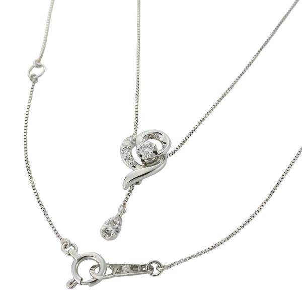 ヴァンドーム青山 ダイヤモンド デザイン ネックレス Pt950 /Pt850