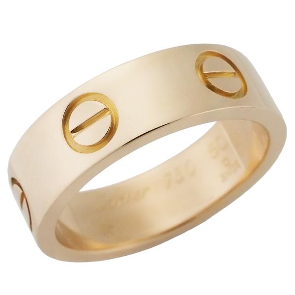 カルティエ ラブ リング K18PG #50