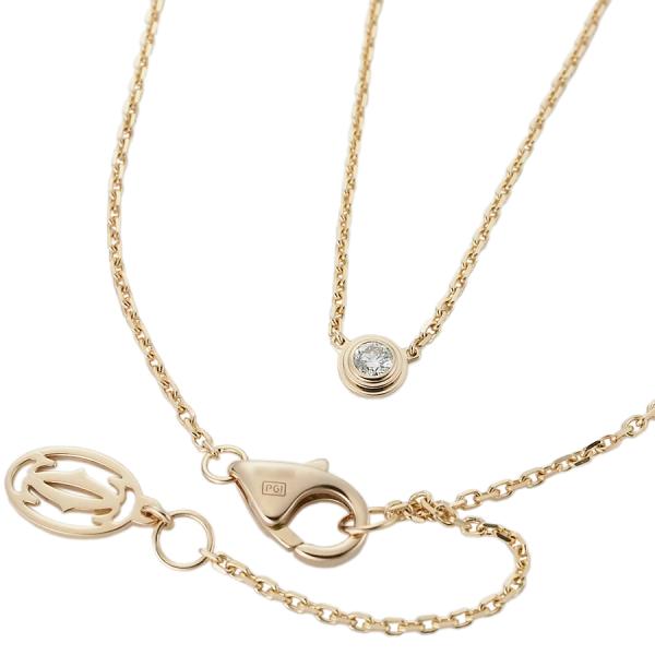 カルティエ 1粒ダイヤモンド ダムール XS ネックレス B7224516 K18PG