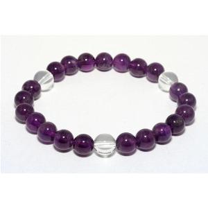 ホワイトオニキス＆アメジスト＆スモーキークォーツ パワーストーン