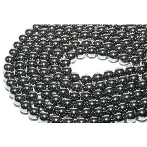 パワーストーン ヘマタイト 4mm 穴あり一粒売りビーズ 天然石 パワーストーン