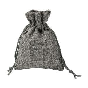 巾着袋 ラッピング袋 グレー Sサイズ 長方形 ポーチ 1枚売り