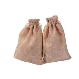 巾着袋 ラッピング袋 ライトオレンジ Sサイズ 長方形 ポーチ 1枚売り