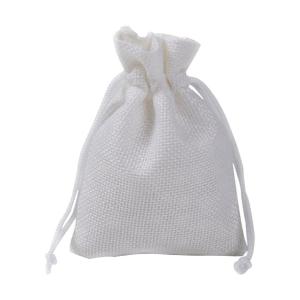 巾着袋 ラッピング袋 白 Sサイズ 長方形 ポーチ 1枚売り