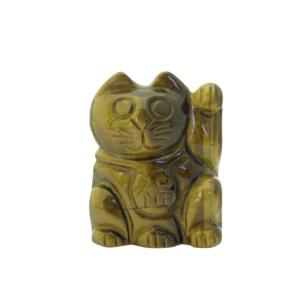 ローズクォーツ 招き猫 右手招き 財運 天然石 パワーストーン プチ