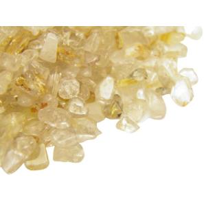 天然石 小石 ルチルクォーツ　さざれ石 さざれ石 ルチルクォーツ 50g 細石チップ パワーチャージ 天然石