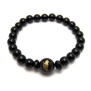 アーンク 大日如来・胎蔵界 水晶梵字玉 10mm 手作りにオススメ 天然石