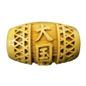 天之御中主神 あめのみなかぬしのかみ 柘植大樽型 横穴 約16×25mm 彫刻