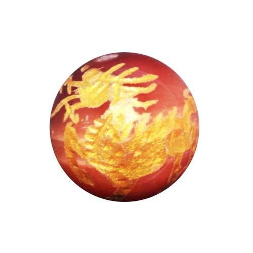 麒麟 キリン オレンジタイガーアイ 金色入り 10mm 彫刻ビーズ 穴あり一粒売りビーズ 天然石 パ...