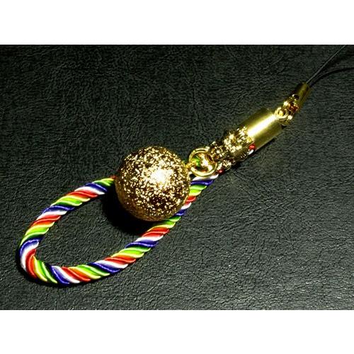 宝珠 五色紐 黄金龍神 水琴鈴 ストラップ プチギフト 転勤 退職 お礼 母の日 ギフト