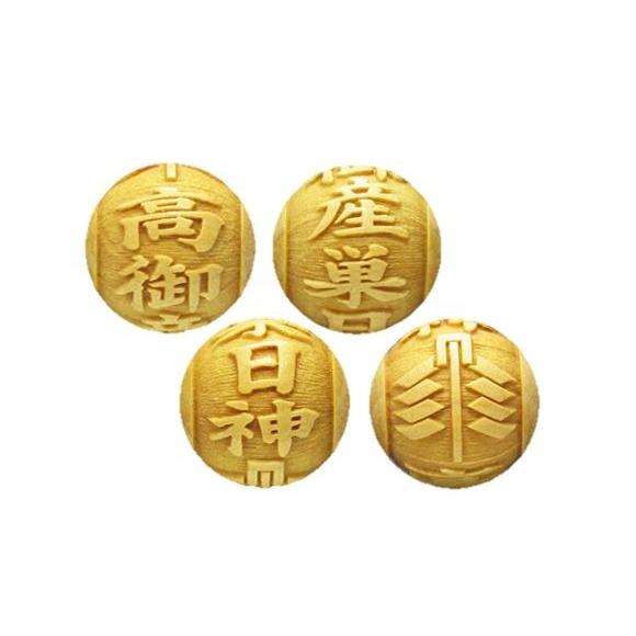 高御産巣日神 たかみむすひのかみ 柘植玉 彫刻ビーズ 横穴 12mm 穴あり一粒売りビーズ 日本の神...