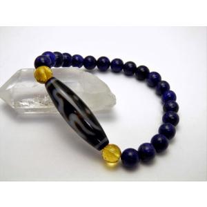 高級至純天珠 仏龍眼梵字 アン 天珠AAA ブレスレット : Imperialaura