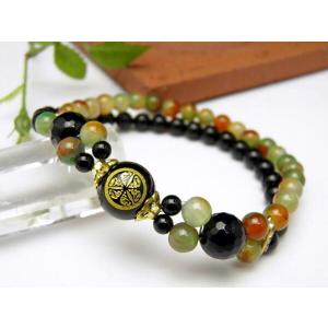 大和魂 勇猛果敢 魅せろSAMURAI SPIRIT ブレスレット 天然石 風水