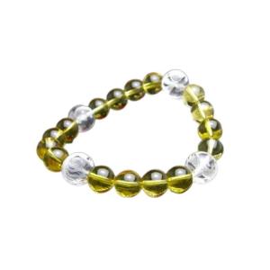 銀彫り 水晶九字護身数珠「陰陽太極図」オニキス「四神獣」最強護身