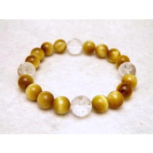 天然石 四神獣ブレスレット 各種金彫り12mm イエロータイガーアイ