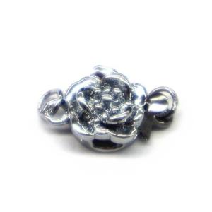 ネックレスクラスプ パールジュエリーなどの留め具 花13mm 2連タイプ 1