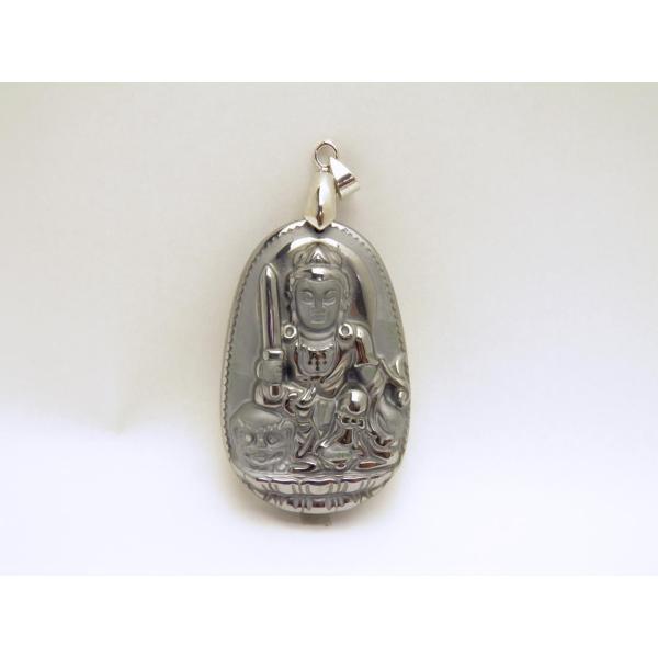 テラヘルツ鉱石 文殊菩薩 ペンダントトップ パワーストーン プチギフト 転勤 退職 お礼 母の日 敬...