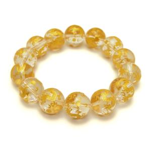 鳳凰 水晶 銀彫り 彫刻 20mm ブレスレット 天然石 パワーストーン