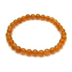 レッドルチルクォーツ 約6mm 一連ブレスレット 15cm 天然石
