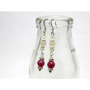 ミャンマー産 ルビーブレスレット 紅玉 8.5-9mm珠 数珠 カット