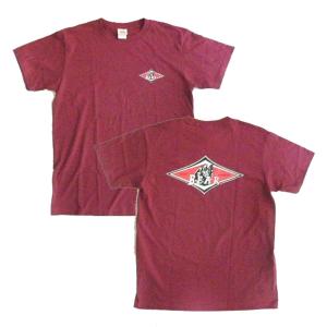 BEAR ベアー 定番ロゴ半袖Tシャツ 新色バーガンディー サーフィン ビッグウェンスデーで有名な人気ブランド正規品｜imperialsurf