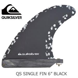 QUIKSILVER クイックシルバー サーフボード センターフィン  SINGLE FIN 6' BLACK ボックスフィン サーフィン｜imperialsurf