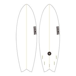 サーフボード フィッシュボード ESSENCE FISH FIVE 5'2 CLEAE EPS｜imperialsurf