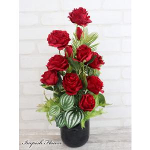 造花 インテリア バラ アーティフィシャルフラワー フラワーアレンジメント M-391