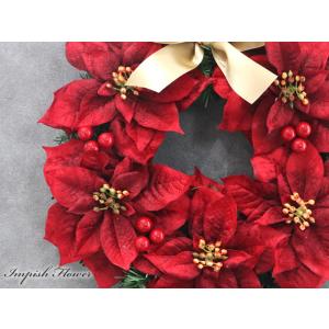 クリスマスリース 玄関 おしゃれ 造花 クリス...の詳細画像3
