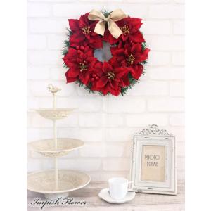 クリスマスリース 玄関 おしゃれ 造花 クリス...の詳細画像5