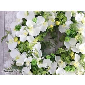 造花 リース 壁掛け 特大 アートフラワー 豪...の詳細画像1